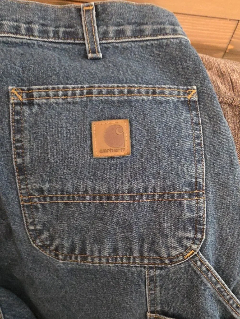 Carhartt Relaxed Fit Men's Denim Jeans in Mid Blue